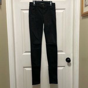 J BRAND Stacked Vanity Black Skinny Jeans Size 25
